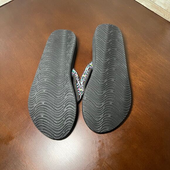 QLEYO Women's Platform Flip Flop with Arch Support, Comfortable Yoga Mat Wedge - Picture 5 of 10